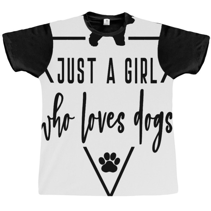 Bichon Frise Just A Girl Who Loves Dogs Mom Paw Pr Graphic T-shirt | Artistshot