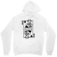 Airedale Terrier Queen Of Hearts Funny Dog Lover P Unisex Hoodie | Artistshot