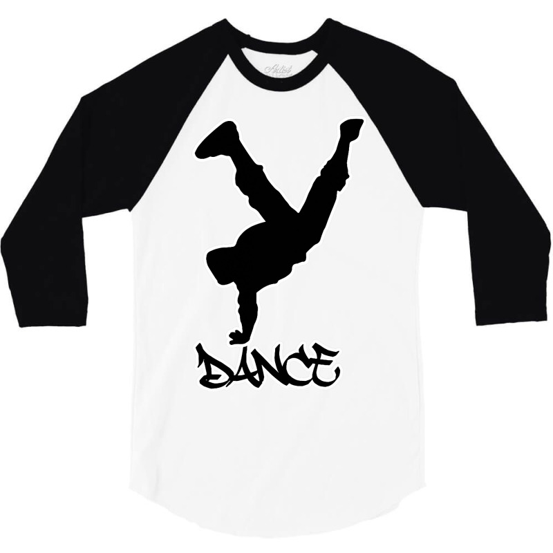 Breakdancing Shirt Picture Image Hop Dance Trick B 3/4 Sleeve Shirt by AnamarieStrawn | Artistshot