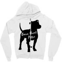 Barn Hunt Pittie Pitbull Dog Silhouette Nose Work Zipper Hoodie | Artistshot