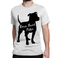 Barn Hunt Pittie Pitbull Dog Silhouette Nose Work Classic T-shirt | Artistshot