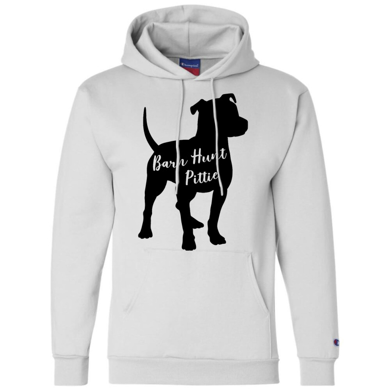 Barn Hunt Pittie Pitbull Dog Silhouette Nose Work Champion Hoodie by RenaHetrick | Artistshot