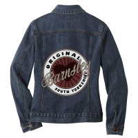 Barnsley In South Yorkshire Travel Souvenir Heart Ladies Denim Jacket | Artistshot