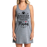 American Staffordshire Terrier Mama Dogs Love Dog  Tank Dress | Artistshot