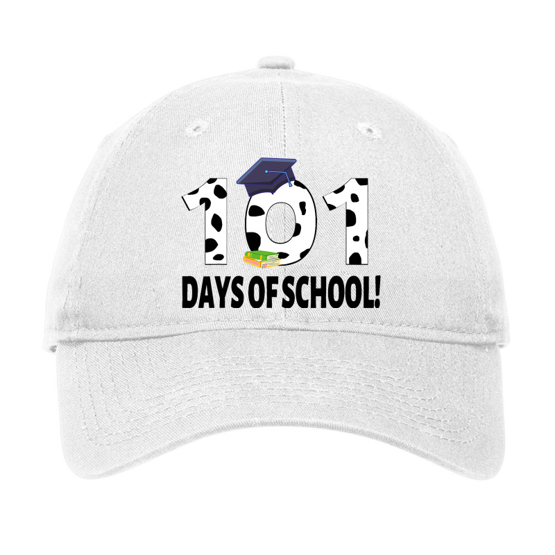 101 Days Of School Dalmatian Dog 3 Adjustable Cap by KrishaAltamiran | Artistshot