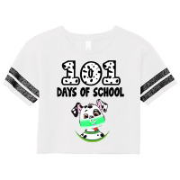 101 Days Of School Dalmatian Dog Lover Teacher Gif Scorecard Crop Tee | Artistshot