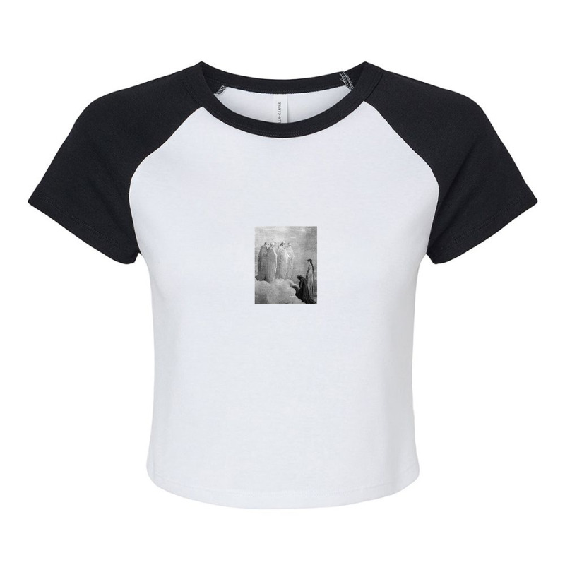 Gustave Doré   Paradiso By Dante Alighieri 2   San Giovanni Raglan Crop Top by Blimpie | Artistshot