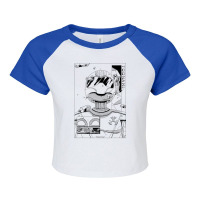 Toonami T.o.m. Rubble T Shirt Raglan Crop Top | Artistshot