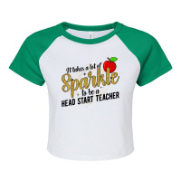 Head Start Teacher Early Head Start Teachers T Shirt Raglan Crop Top | Artistshot