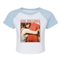 The Vaccine, The Vaccine Vintage, The Vaccine Art, The Vaccine Paintin Raglan Crop Top | Artistshot