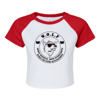 Warrant Officer Liberation Front (w.o.l.f.) Cw2 Cw3 Cw4 Cw5 Raglan Bas Raglan Crop Top | Artistshot