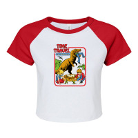 Time Travel For Beginners 1.png Raglan Crop Top | Artistshot