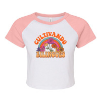 Cultivando Bilingues Spanish Teacher Bilingual Maestra T Shirt Raglan Crop Top | Artistshot