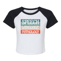 Speech Language Pathology, Language Pathologist Therapy Raglan Crop Top | Artistshot