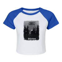 Darkthrone - Panzerfaust - Album Cover Raglan Crop Top | Artistshot