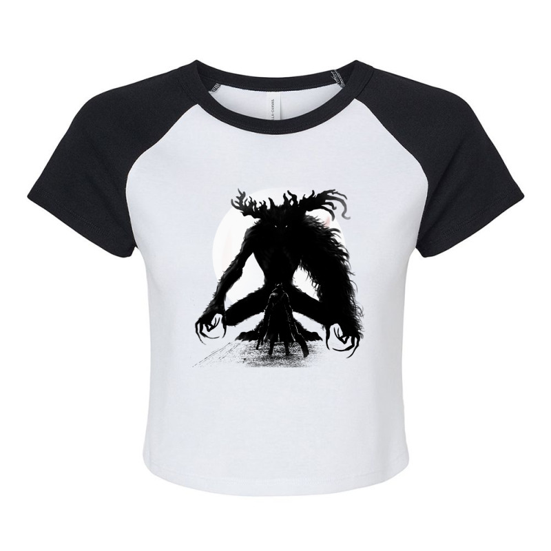 Time To Hunt Raglan Crop Top by CAROLEEGRAY | Artistshot