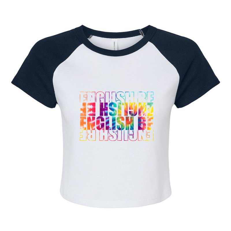 English Bf Raglan Crop Top by cm-arts | Artistshot