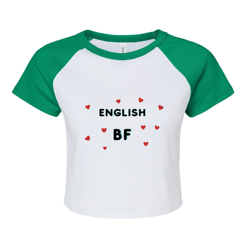 English Bf Raglan Crop Top by cm-arts | Artistshot