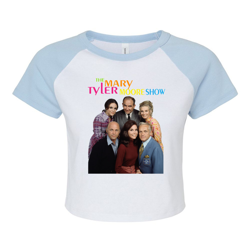 Mary Tyler Moore Show Raglan Crop Top by cm-arts | Artistshot