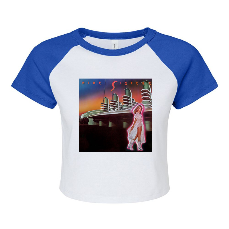 Xanadu - Nine Sisters Album- Olivia Newton-john Raglan Crop Top by cm-arts | Artistshot