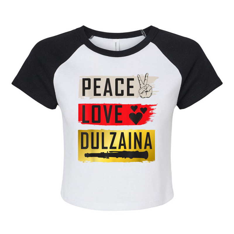 Dulzaina Music Instrument Dolçaina Spanish Music Instrument Raglan Crop Top by August | Artistshot