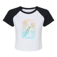 Time Raglan Crop Top | Artistshot