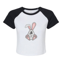 Eating Rabbit Cartoon Animals Causes Pandemics T-shirts Collection Wit Raglan Crop Top | Artistshot