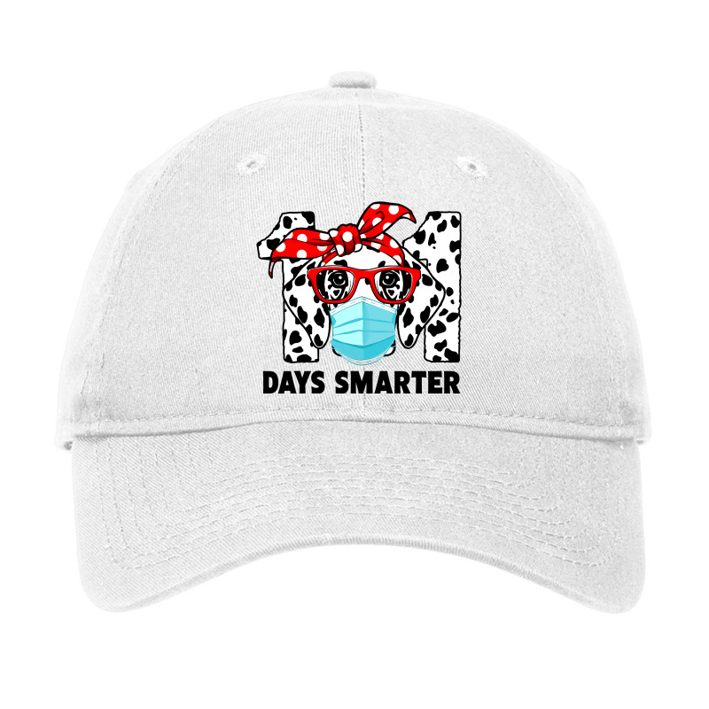 101 Days Smarter Dalmatian Dog Face Mask 100th Day Adjustable Cap by KhalifSpina | Artistshot