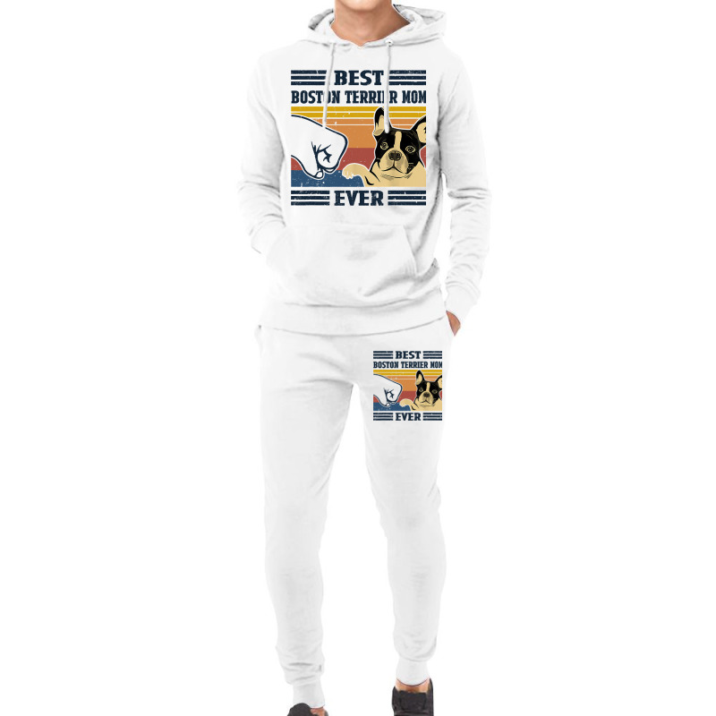 Best Boston Terrier Dog Mom Ever Bump Fit Funny Do Hoodie & Jogger set by KhalifSpina | Artistshot