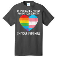 Womens Pride Month Ally If Your Family Doesn't Accept Your Identity V Basic T-shirt | Artistshot