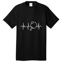 Table Tennis Heartbeat Ping Pong T Shirt Basic T-shirt | Artistshot