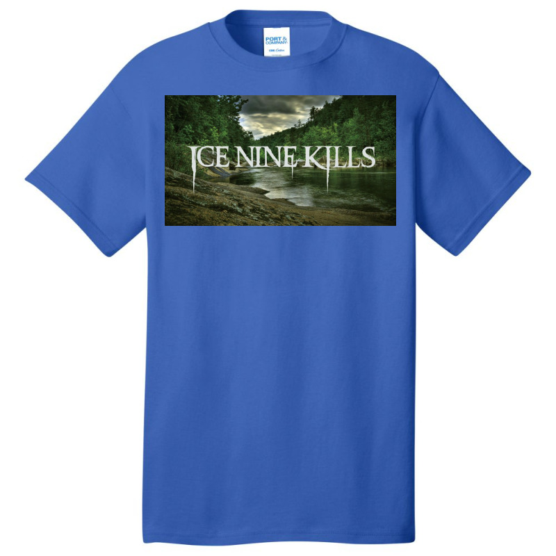 Mountain And Ice Nine Basic T-shirt by HenryCLee | Artistshot