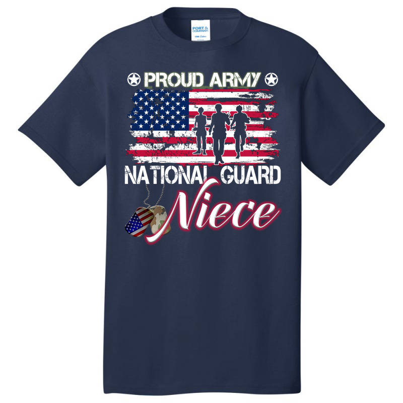 Proud Army National Guard Niece - U.s. Military Gift Basic T-shirt | Artistshot