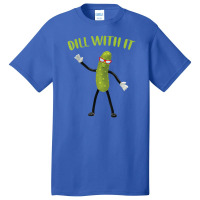 Dill With It Funny Pickle Basic T-shirt | Artistshot