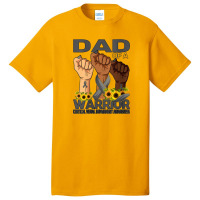 Womens Hand Dad Of A Warrior Corticalisual Impairment Basic T-shirt | Artistshot