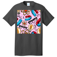 Physics Seamless Pattern Basic T-shirt | Artistshot