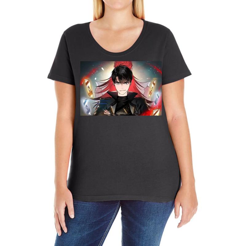 Cute, Killing Stalking, Cho, Darkness Ability, Gamer, Level Up, Jeby,g Ladies Curvy T-Shirt by Jamt | Artistshot