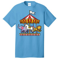 Horse Carousel Cute Carnival Ride Animals Circus T Shirt Basic T-shirt | Artistshot