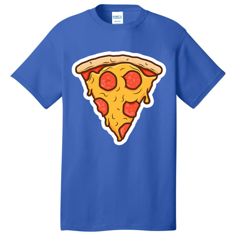 Cool,pizza,cartoon,image Basic T-shirt by pertama | Artistshot