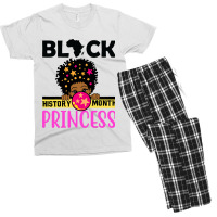 Black History Princess Brown Skin Girls Black Girl Men's T-shirt Pajama Set | Artistshot