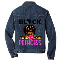 Black History Princess Brown Skin Girls Black Girl Men Denim Jacket | Artistshot