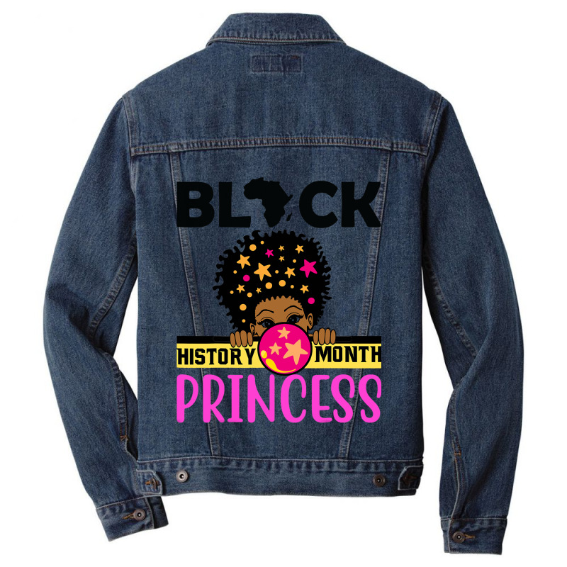 Black History Princess Brown Skin Girls Black Girl Men Denim Jacket | Artistshot