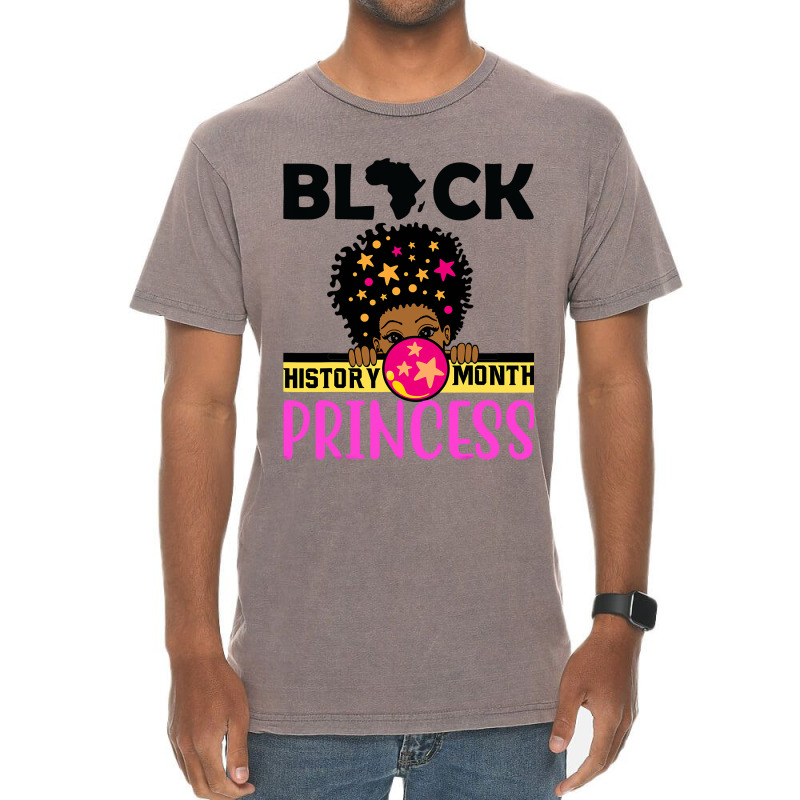 Black History Princess Brown Skin Girls Black Girl Vintage T-shirt | Artistshot