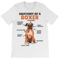 Anatomy Of A Boxer Cute Dogs Funny Dog Boxer 3 T-shirt | Artistshot