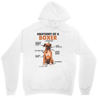 Anatomy Of A Boxer Cute Dogs Funny Dog Boxer 3 Unisex Hoodie | Artistshot