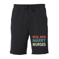 Real Men Marry Nurse Vintage Fleece Short | Artistshot