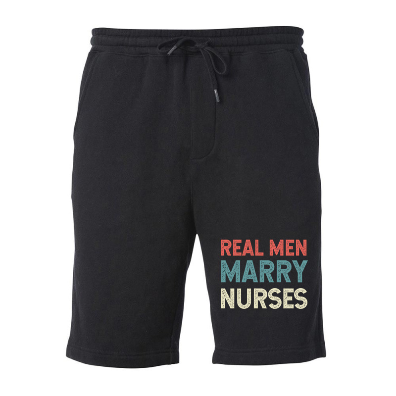 Real Men Marry Nurse Vintage Fleece Short | Artistshot