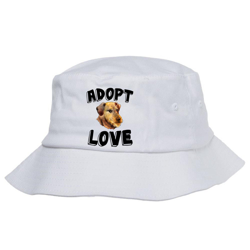 Adopt Dog Love Airedale Terrier My Rescue Animal L Bucket Hat by GreySchrade | Artistshot