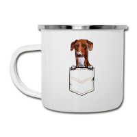 Azawakh Puppy For A Dog Owner Pet Pocket Colored Camper Cup | Artistshot