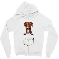 Azawakh Puppy For A Dog Owner Pet Pocket Colored Zipper Hoodie | Artistshot